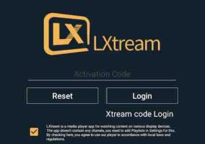 lxtream iptv Player application